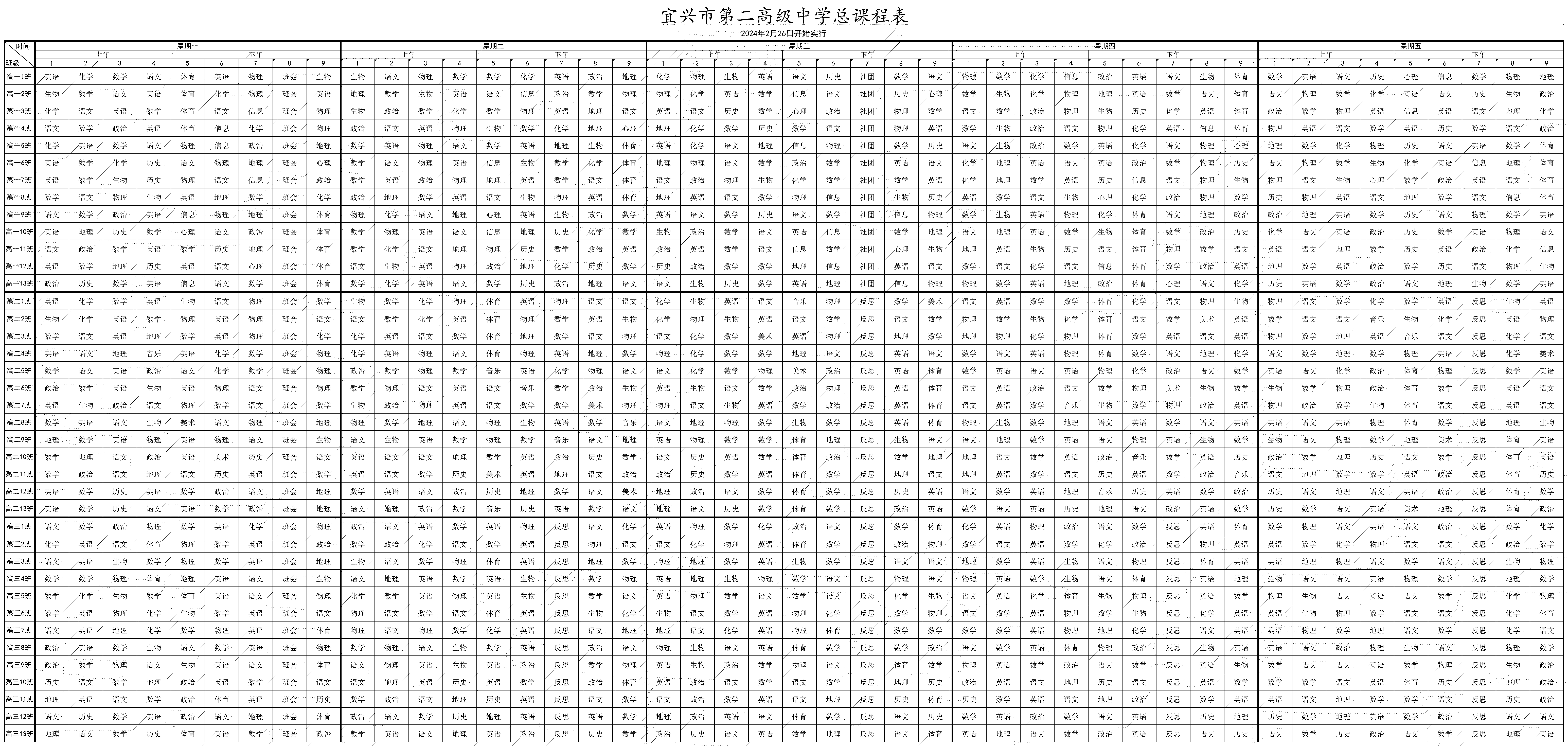 宜兴市第二高级中学2023-2024春学期课程表(正式版）_Sheet1.png